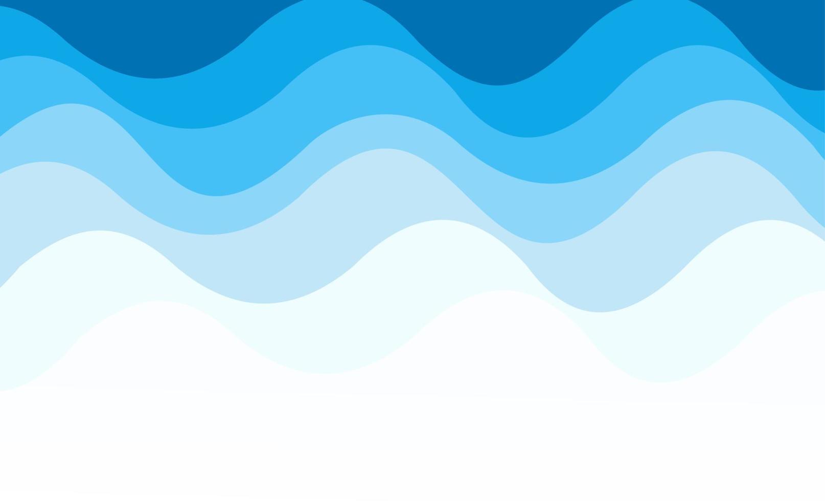 abstract blue wave background vector