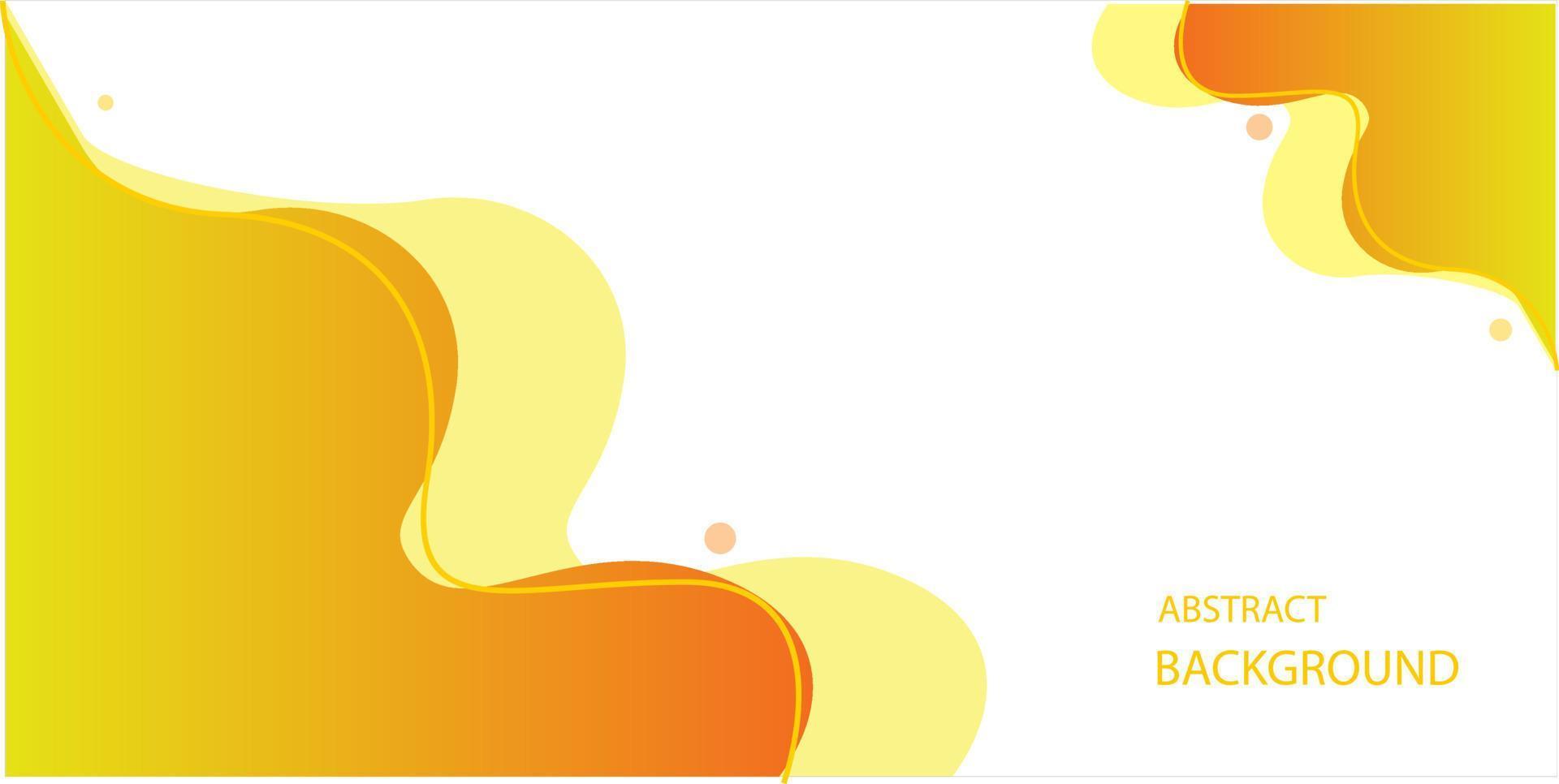 abstract yellow background with curve vector