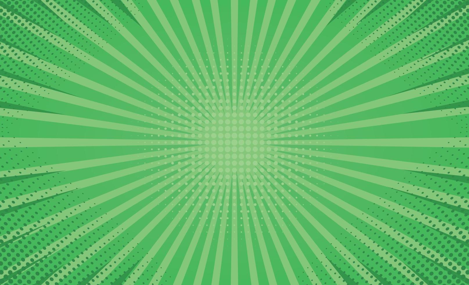 Fondo retro verde abstracto con trama de semitonos vector