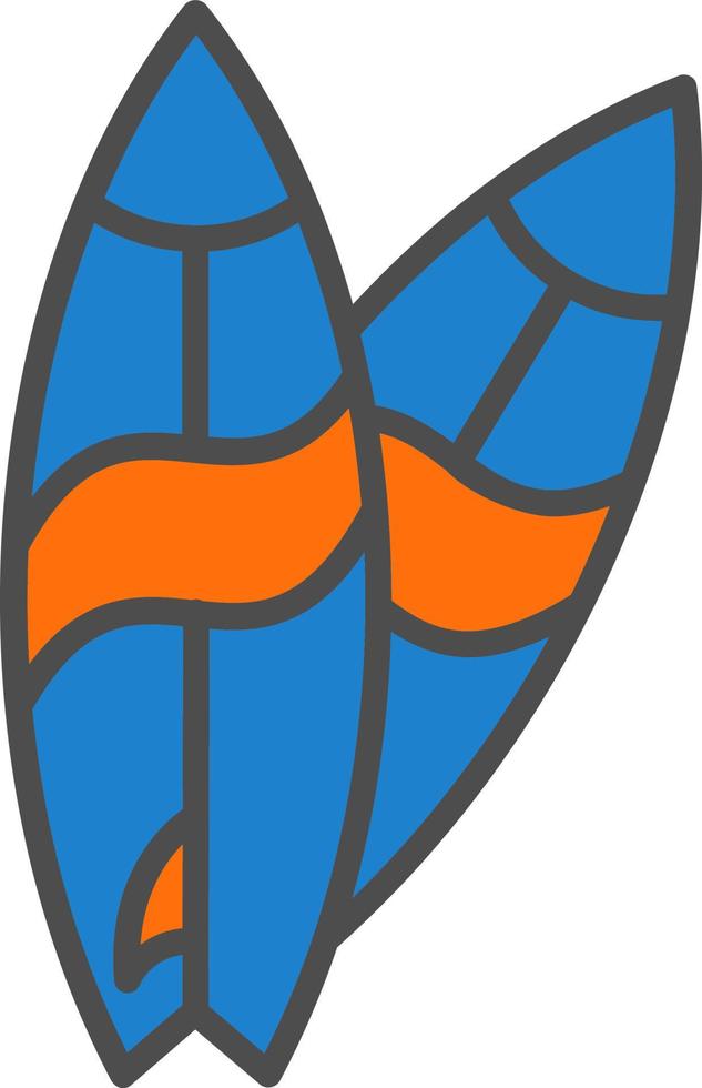 Surf Board Vector Icon