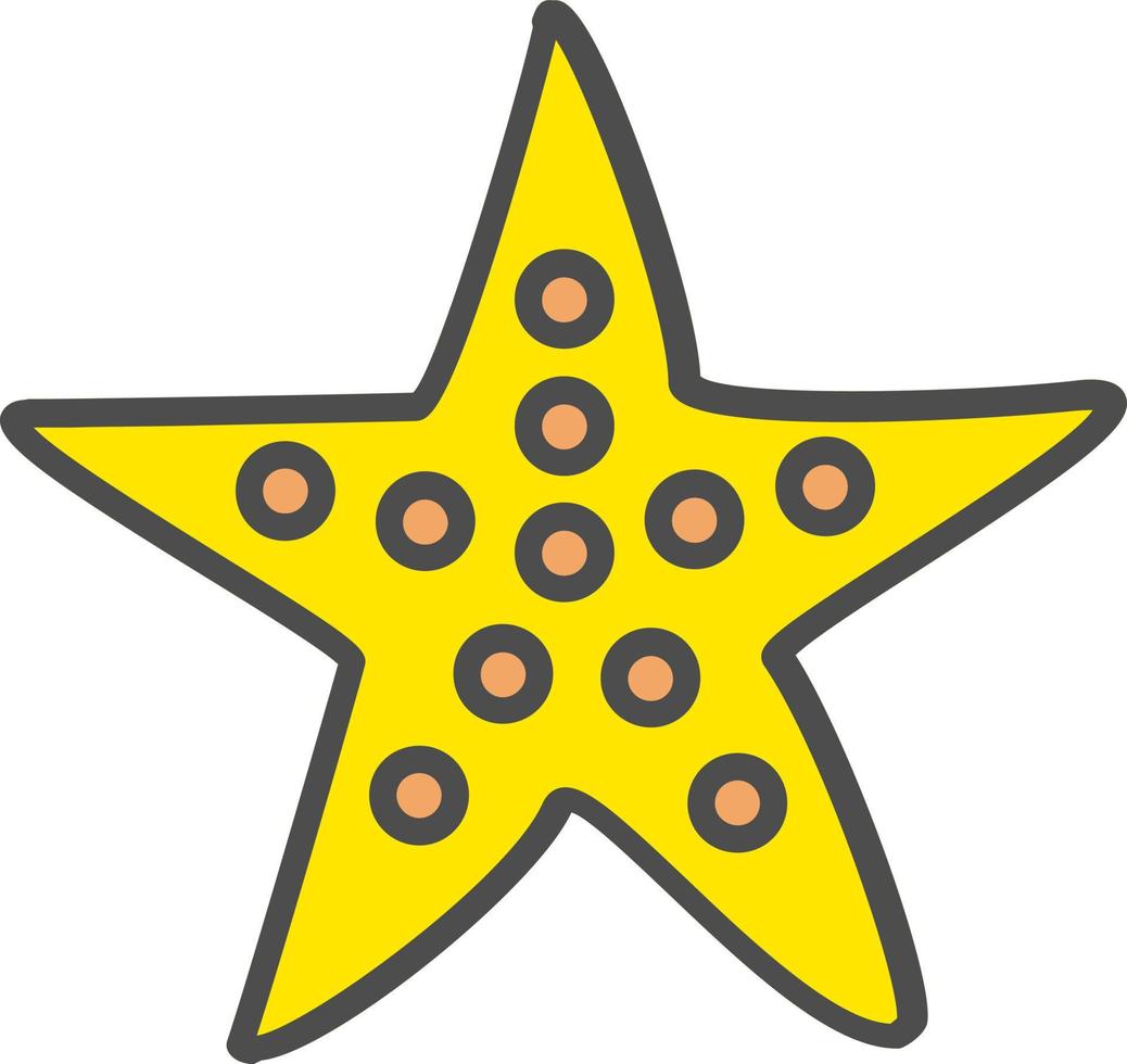 StarFish Vector Icon