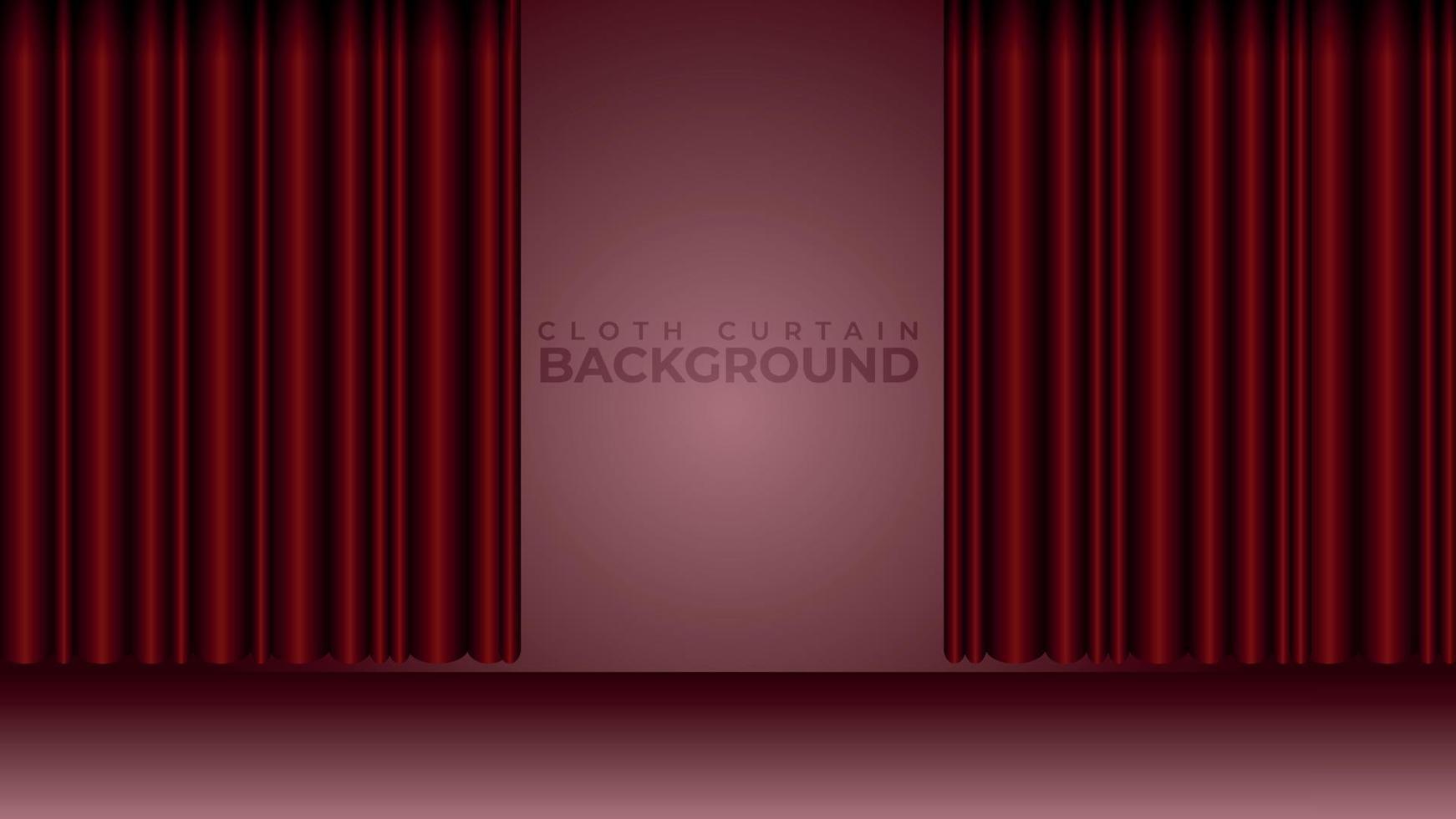 plain color cloth curtain background vector