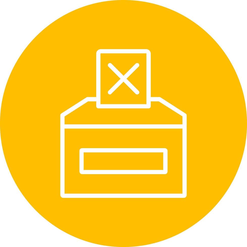 Vote No Vector Icon