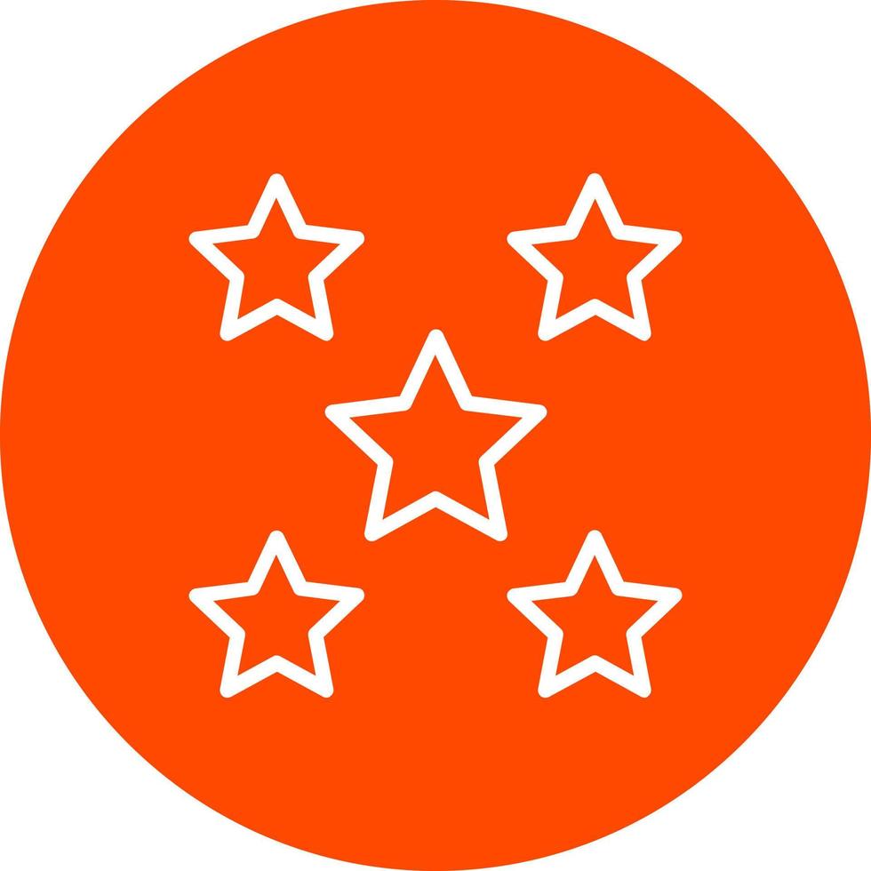 5 Stars Vector Icon