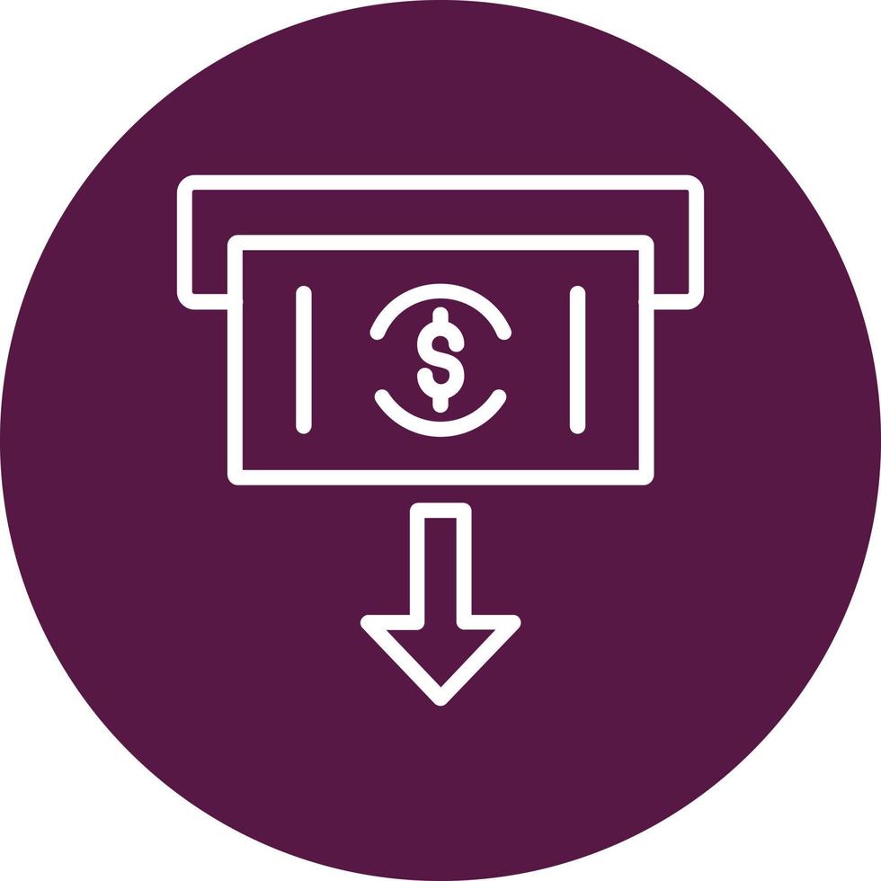 Withdraw Vector Icon