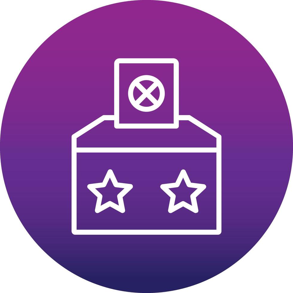 Voting Box Vector Icon
