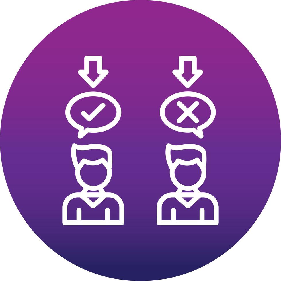 Opposition Vector Icon