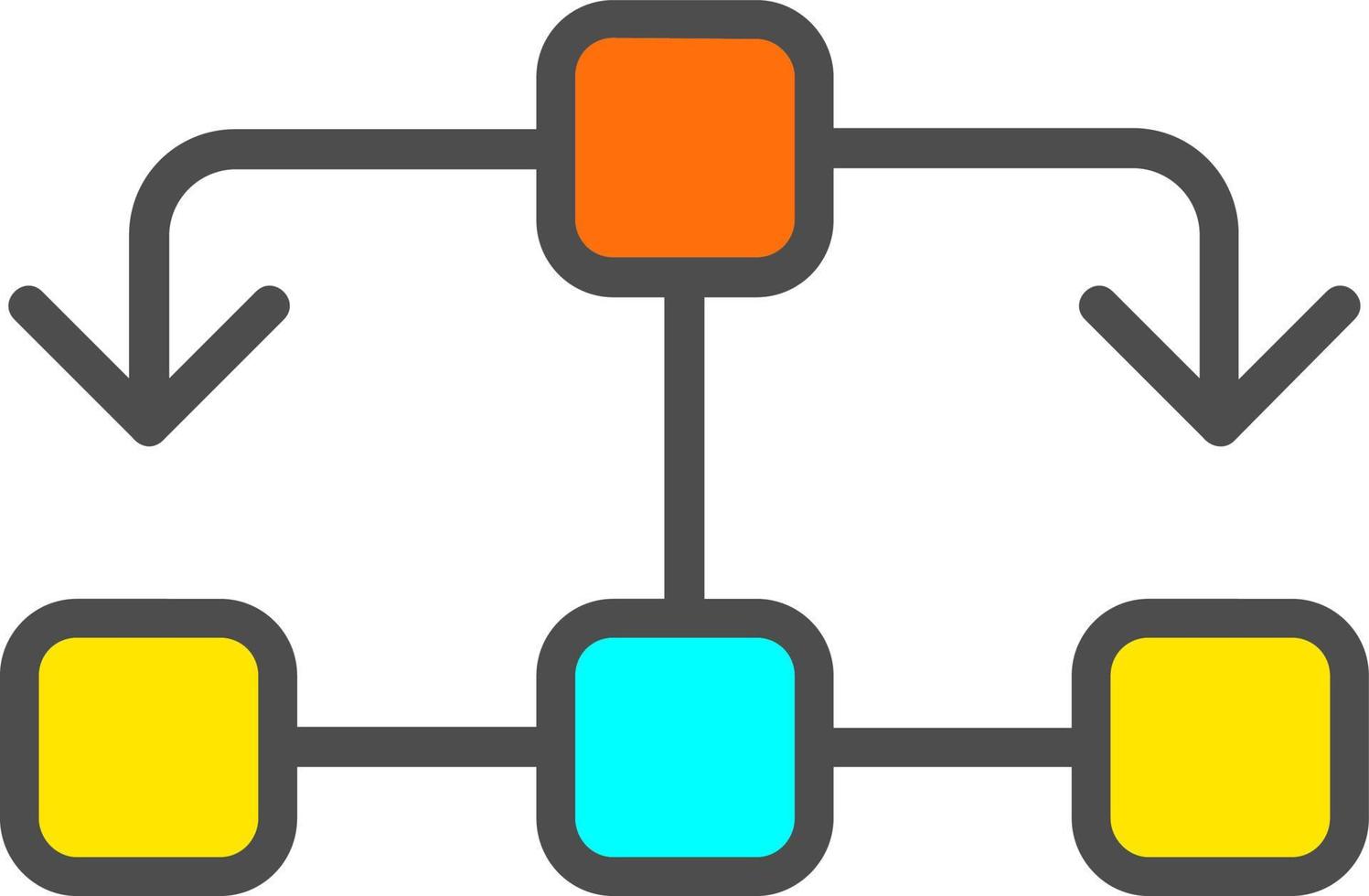 Flow Chart Vector Icon