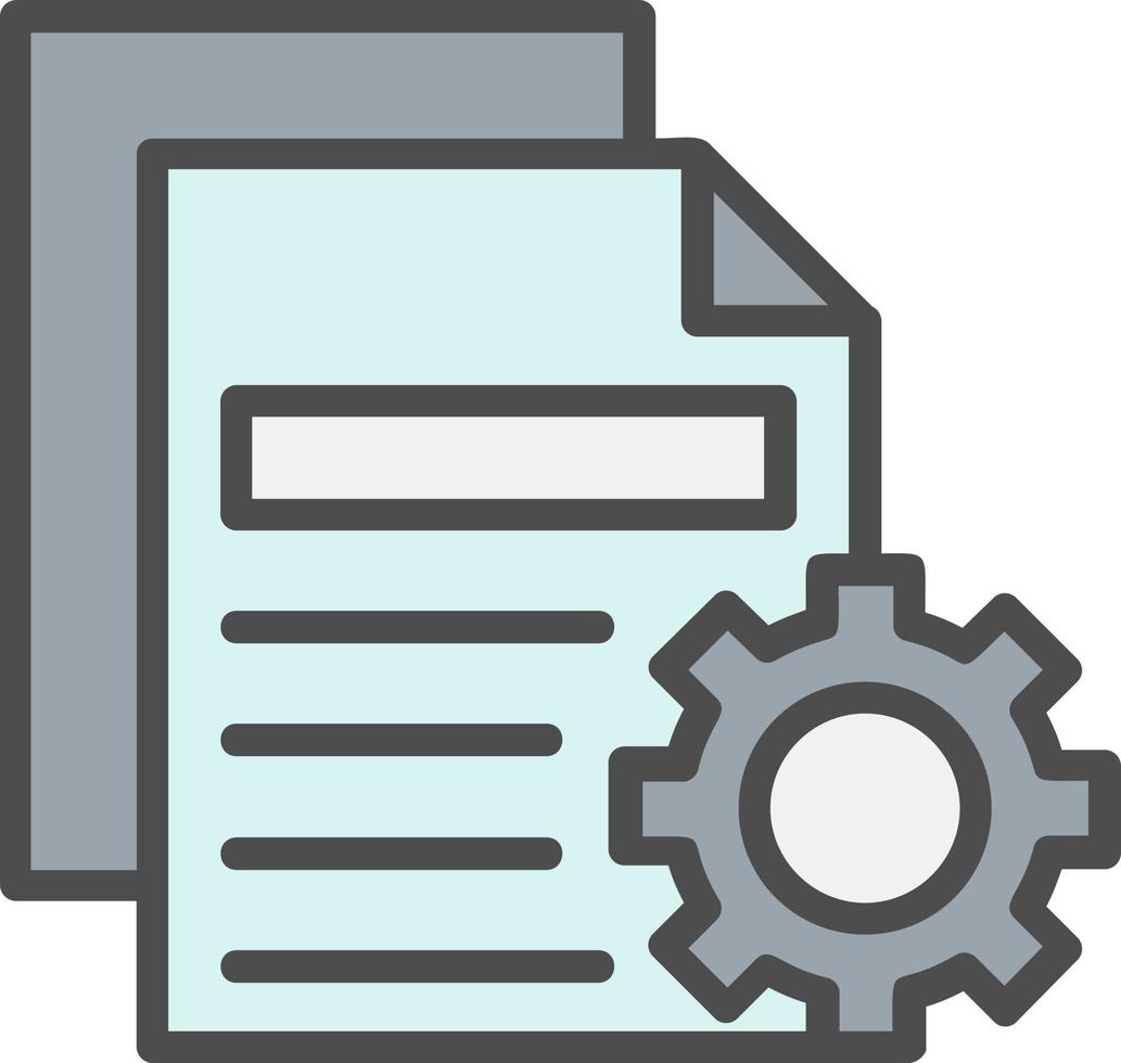 Content Management Vector Icon