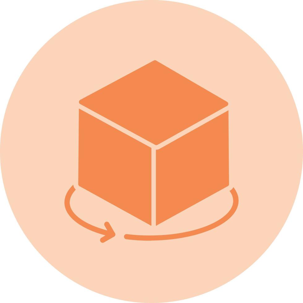 3d Cube Vector Icon
