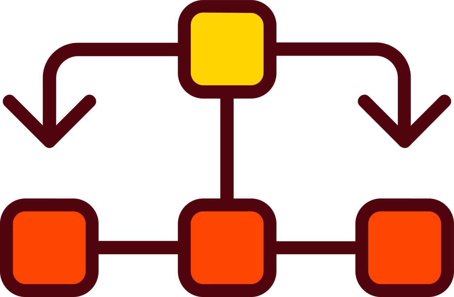 Flow Chart Vector Icon