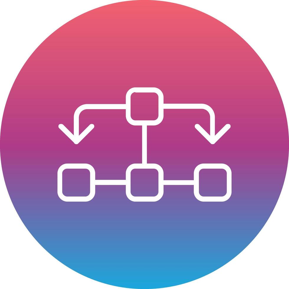Flow Chart Vector Icon 15568636 Vector Art at Vecteezy