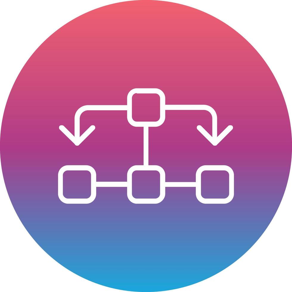 Flow Chart Vector Icon