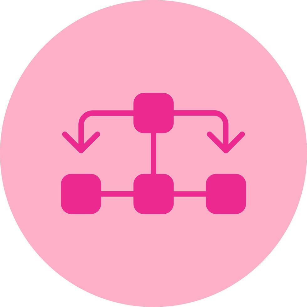 Flow Chart Vector Icon