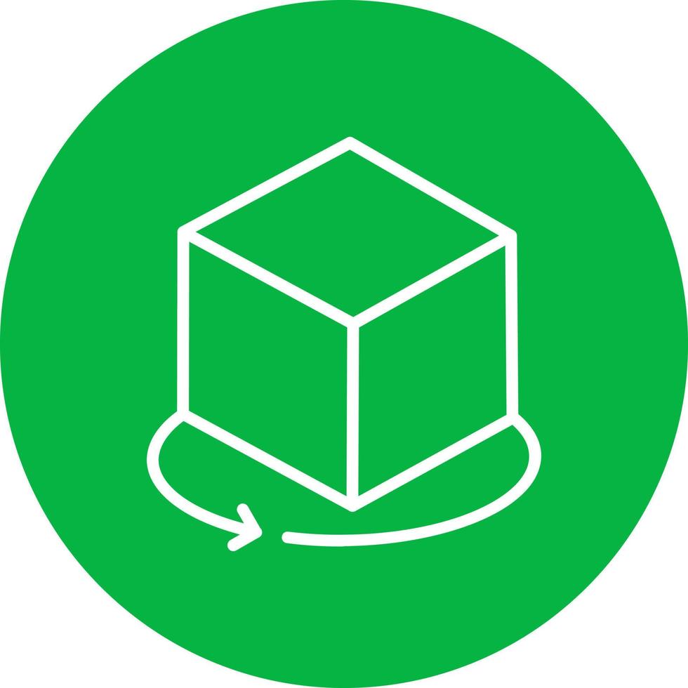 3d Cube Vector Icon