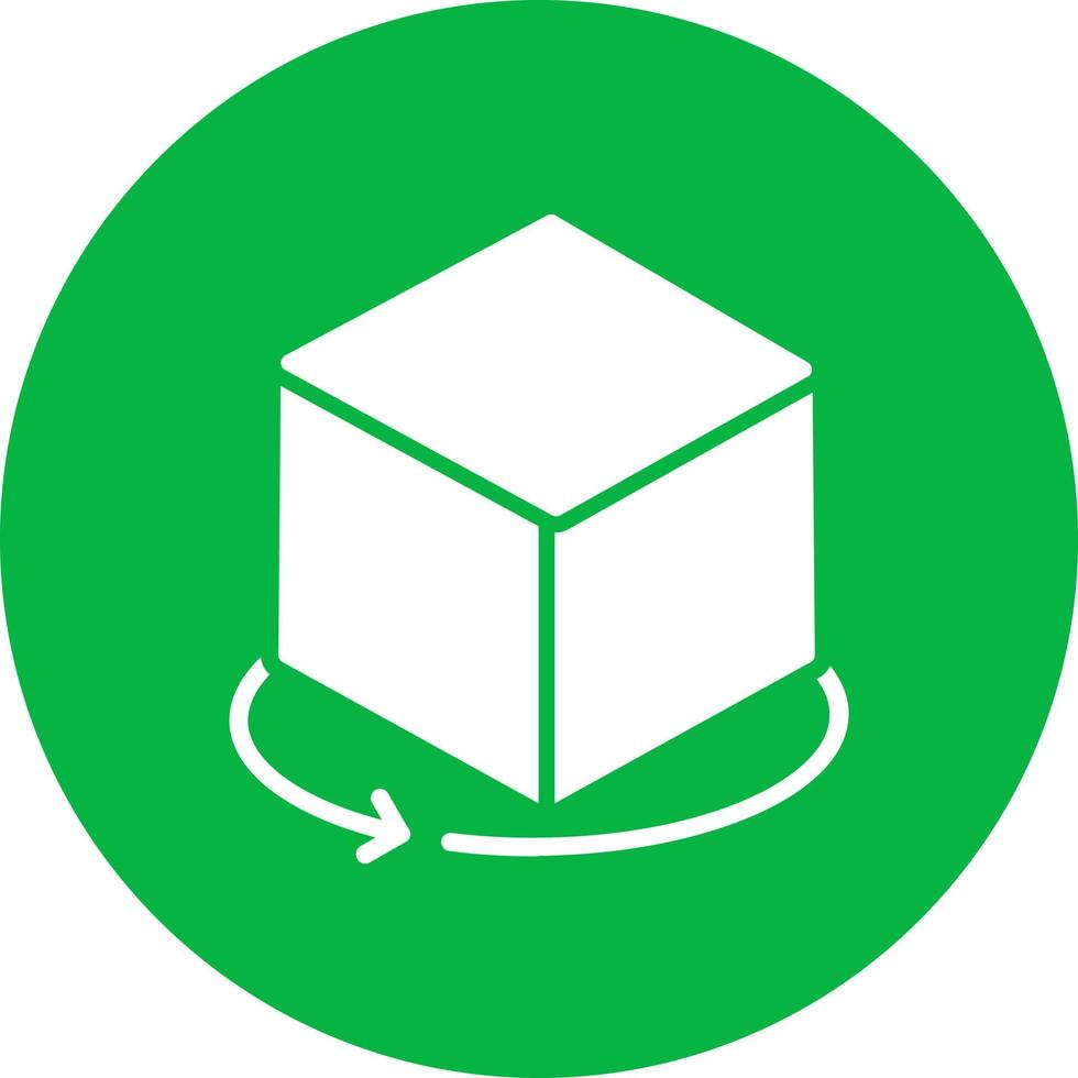 3d Cube Vector Icon