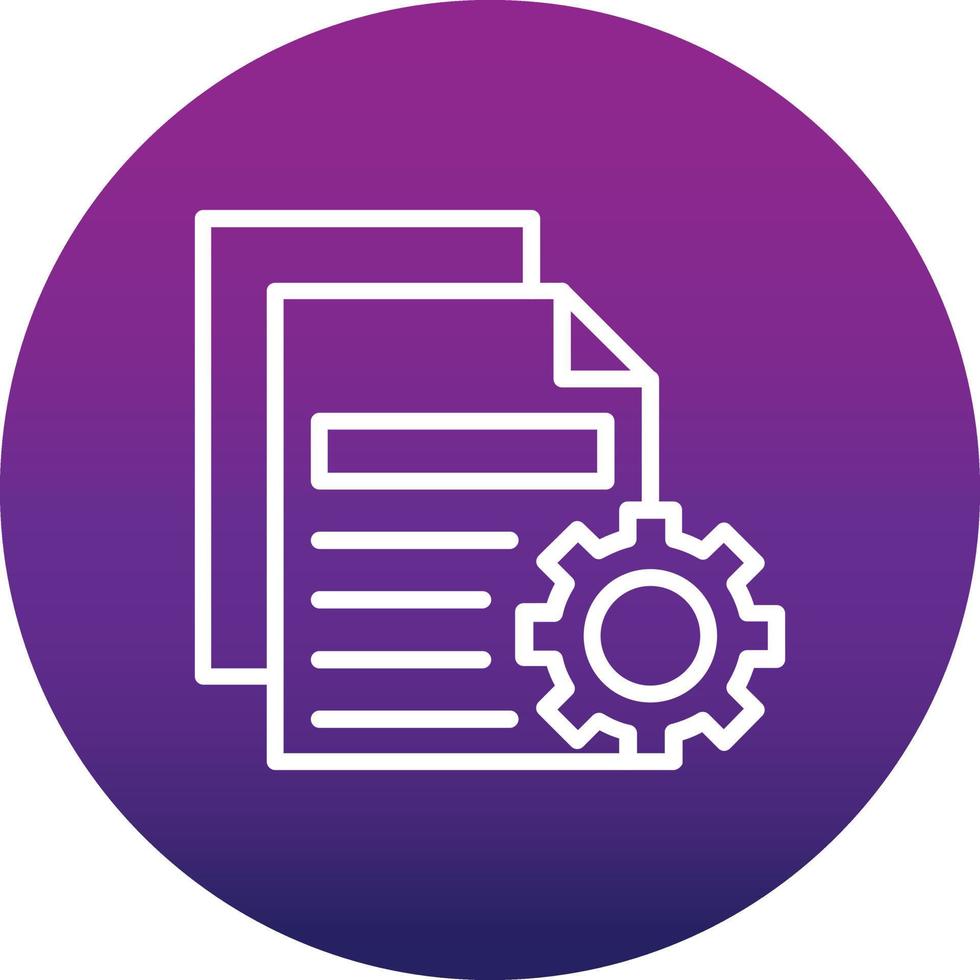 Content Management Vector Icon