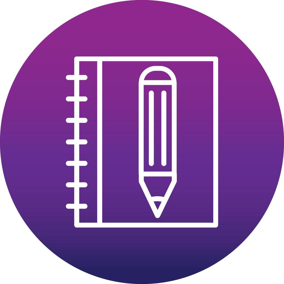Sketchbook Vector Icon