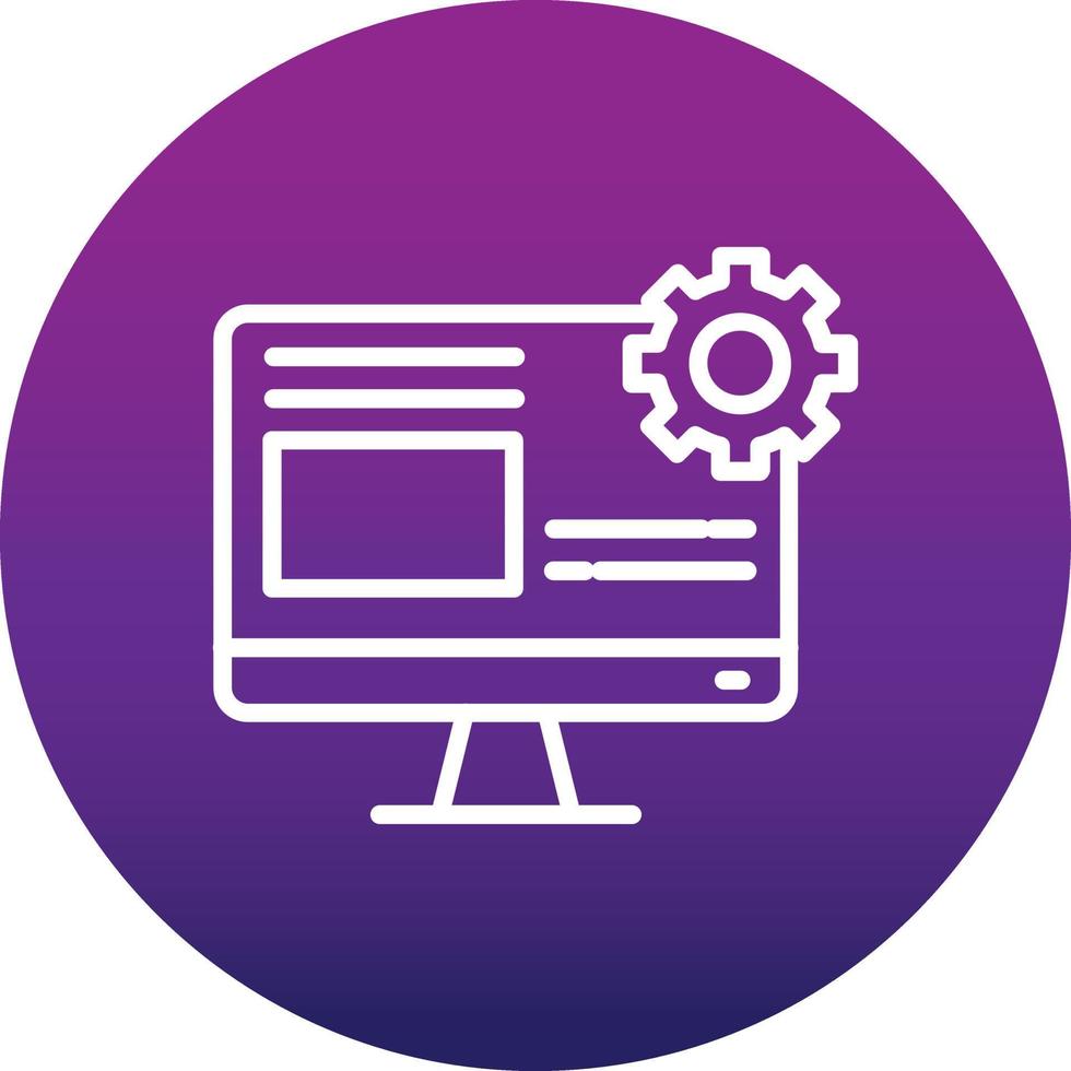 Content Management Vector Icon