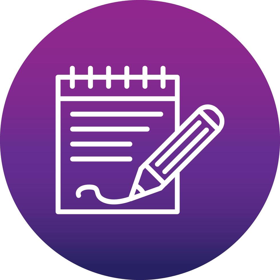 Sketchbook Vector Icon