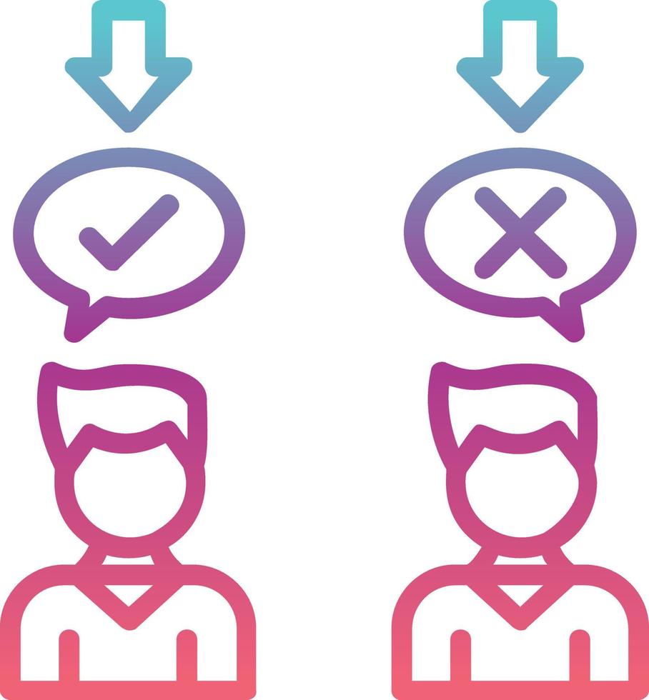 Opposition Vector Icon