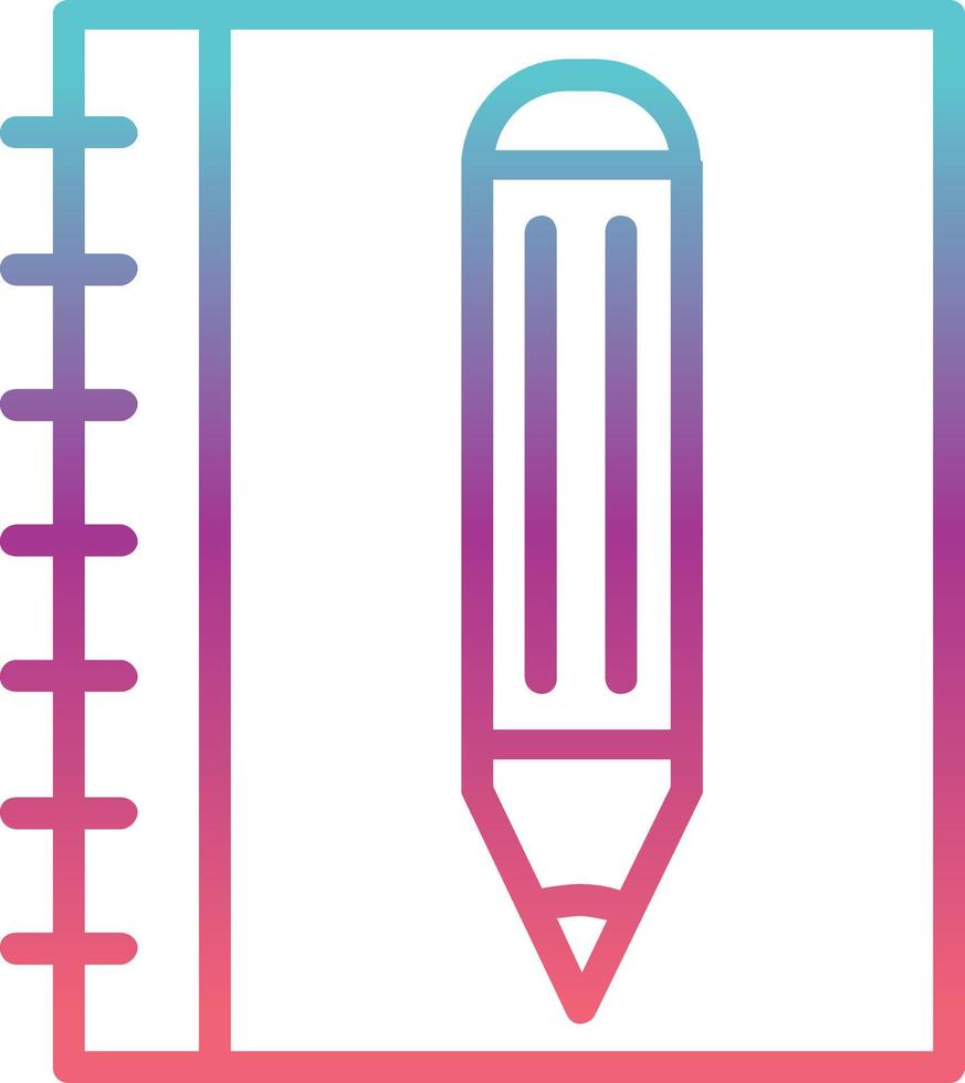 Sketchbook Vector Icon