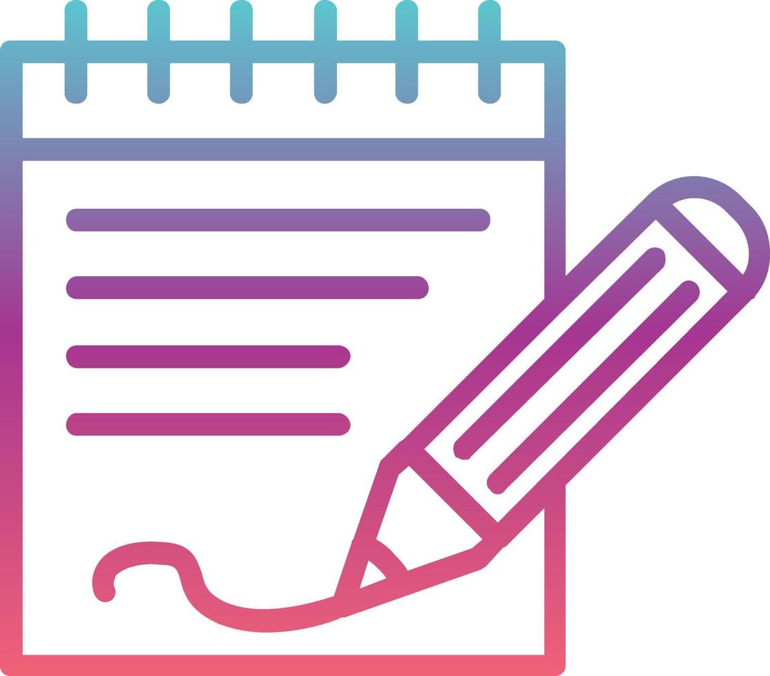 Sketchbook Vector Icon