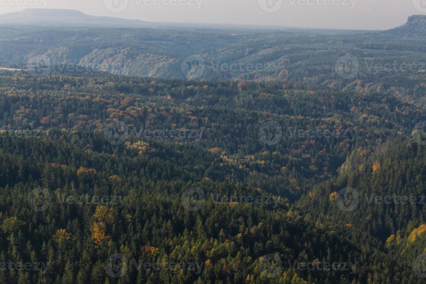 Autumn landscapes in  Prebischtor, Bohemia photo