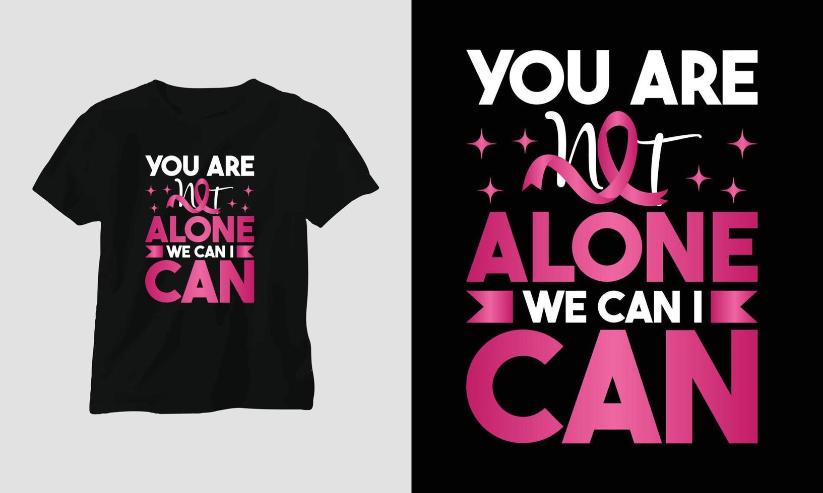 World Cancer Day T-shirt Design with Ribbon, Fist, Love, Butterfly, and motivational quotes vector