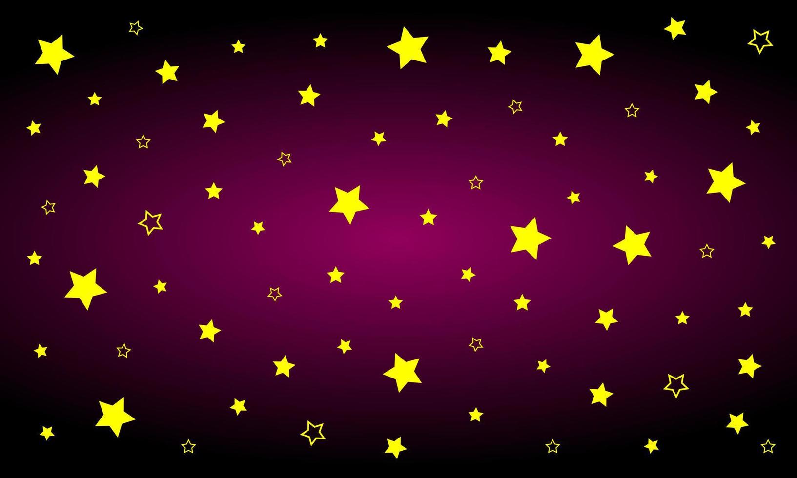 Imágenes de fondo de estrellas. ilustración vectorial vector