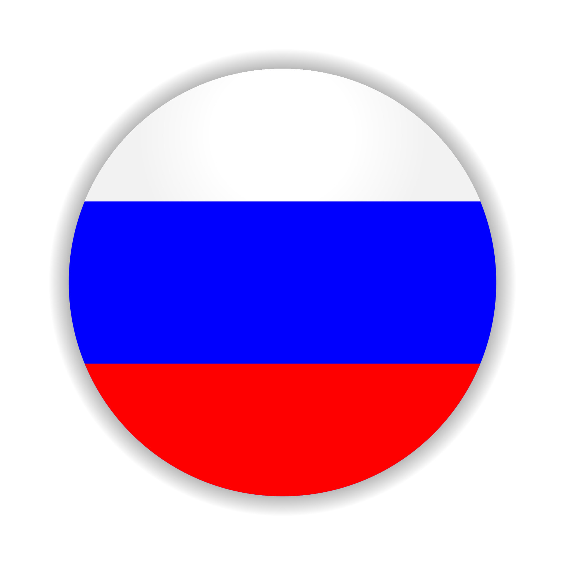 Russia Round Flag Vector Flat Icon Stock Illustration - Download