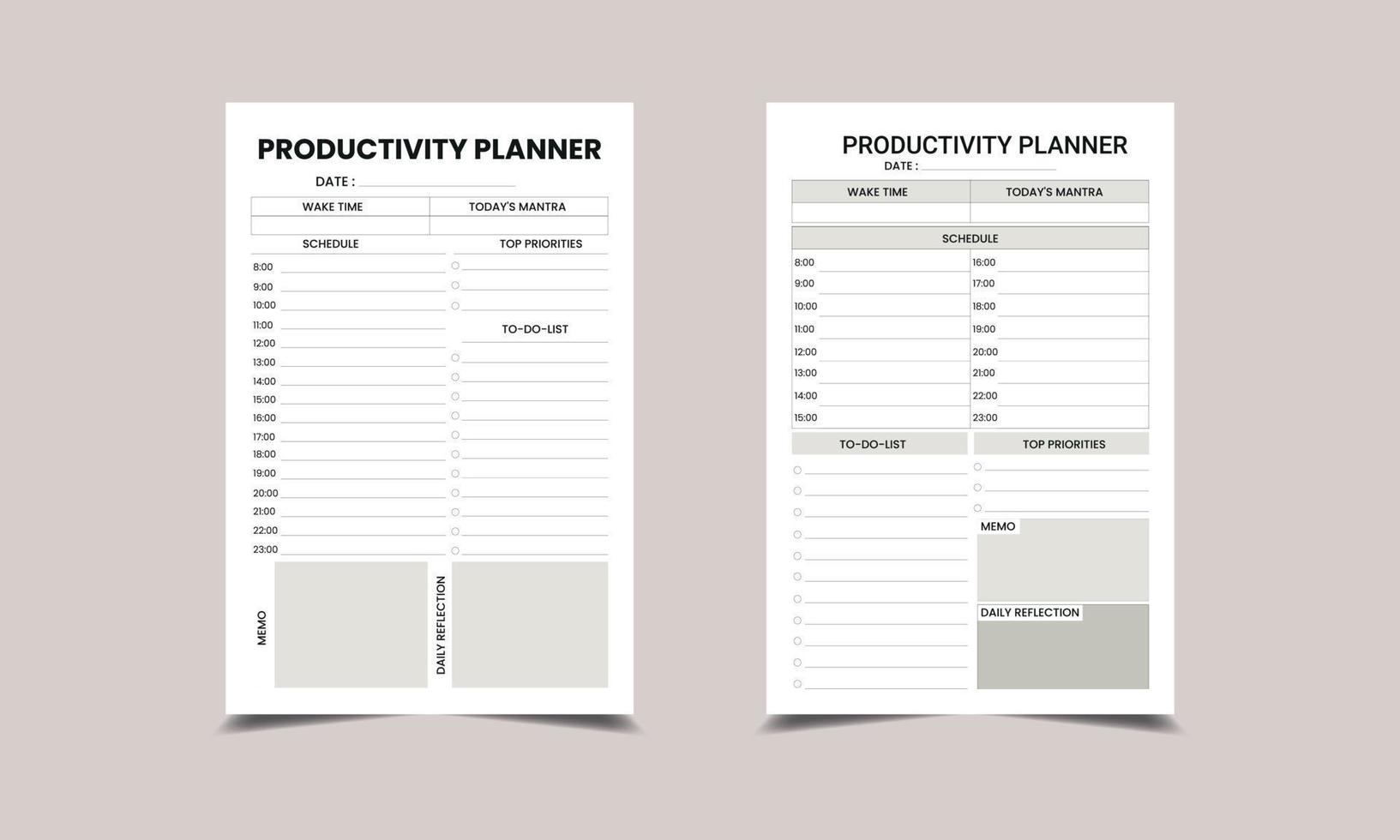 Productivity Planner