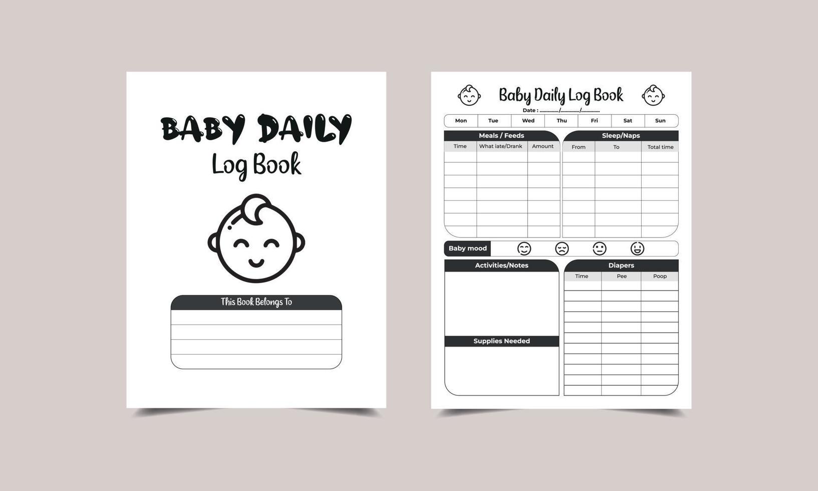 Baby Daily Log Book My Pregnancy Baby Shower Book Future Mother  Baby Daily Log Book My Pregnancy Baby Shower Book Future Mother