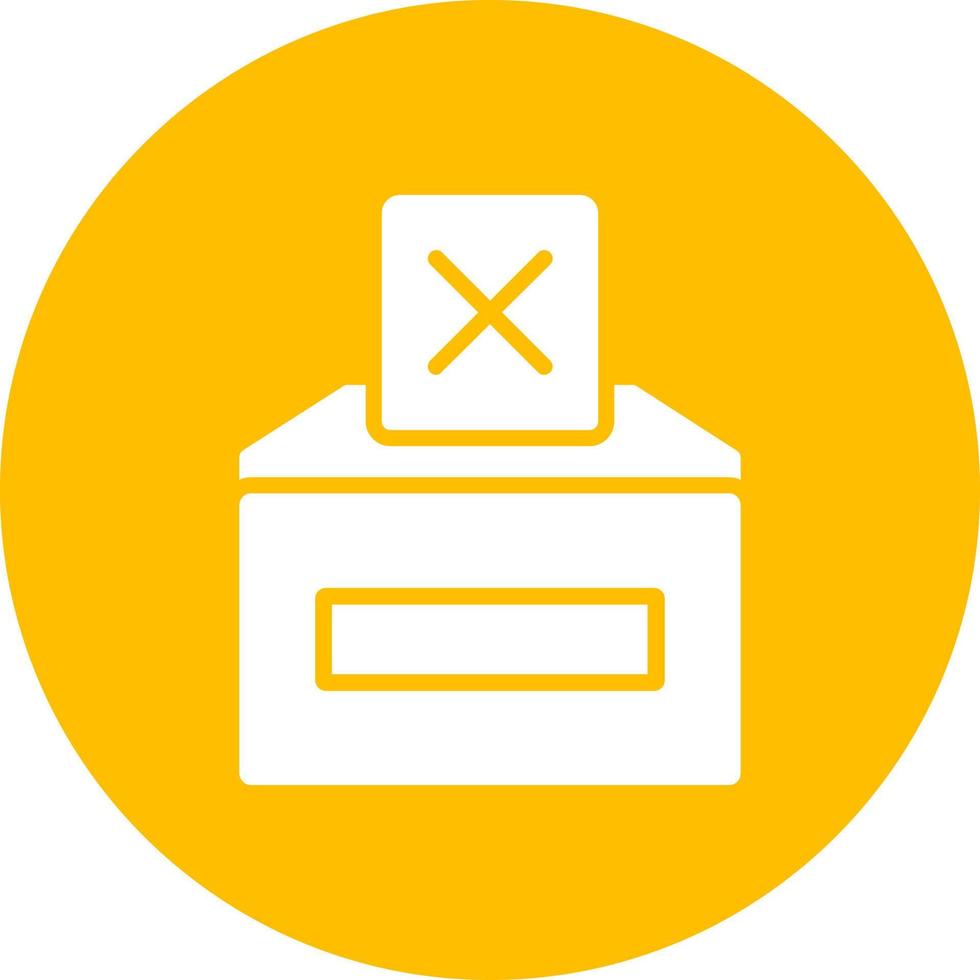 Vote No Vector Icon