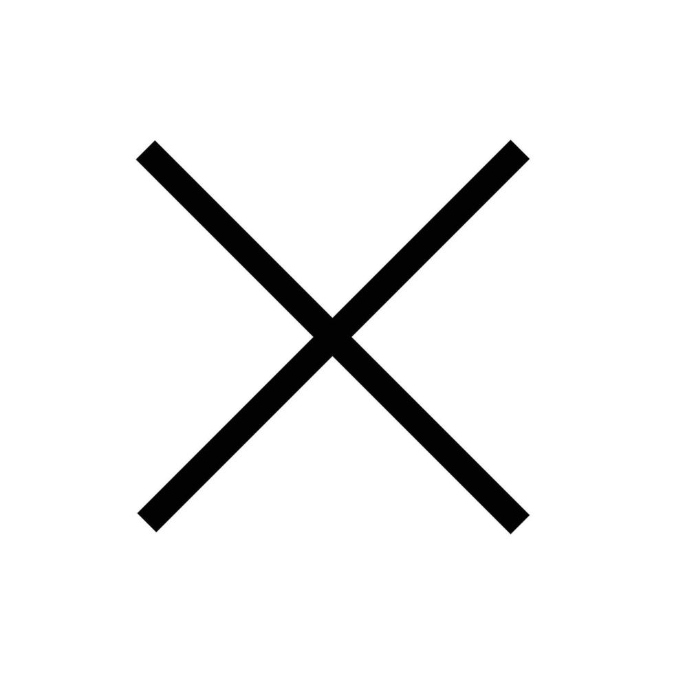 Multiply vector icon