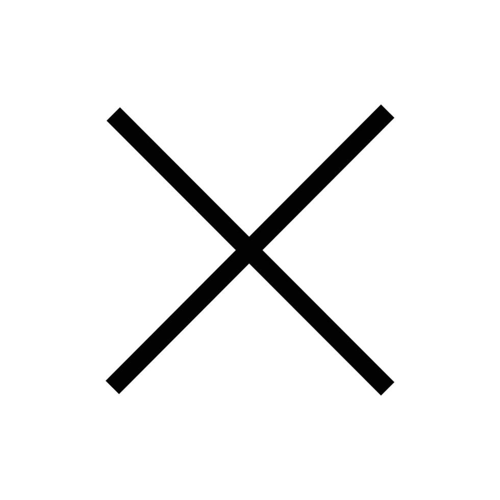 Multiply vector icon