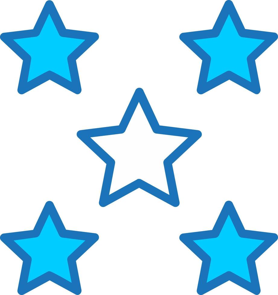 5 Stars Vector Icon