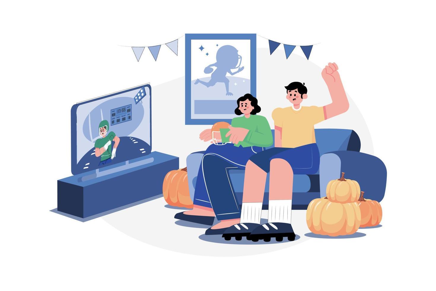 Thanksgiving Day Illustration concept. Flat illustration isolated on white background vector