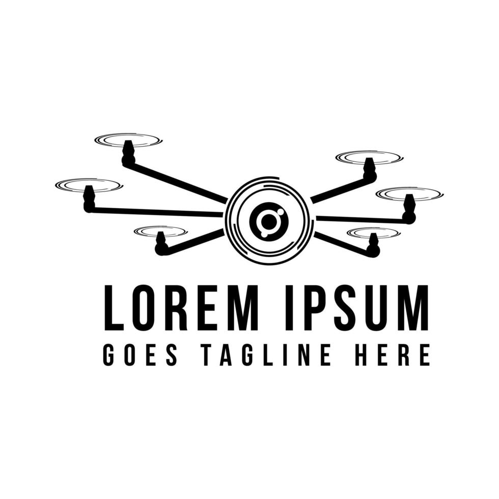 sky Aerial Camera Drone Logo Icon Graphic Design illustration vector