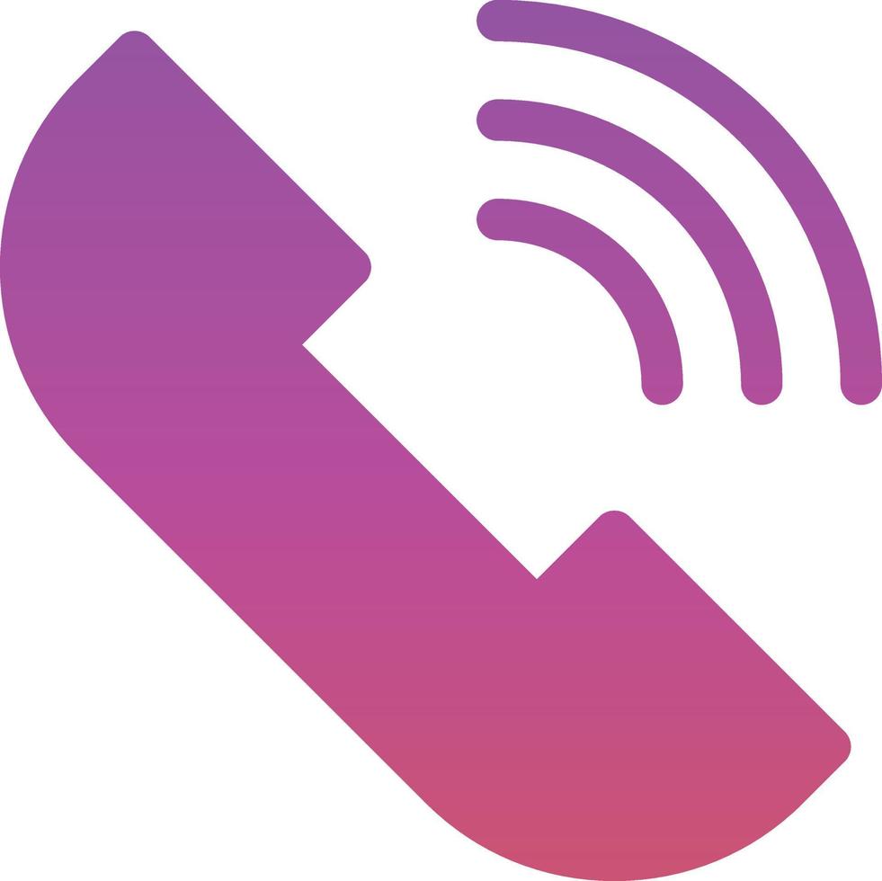 Telecommunication Glyph Icon vector
