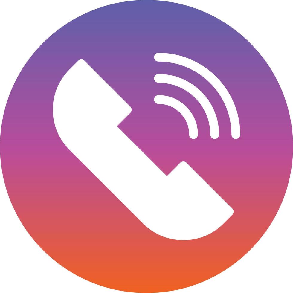 Telecommunication Glyph Icon vector