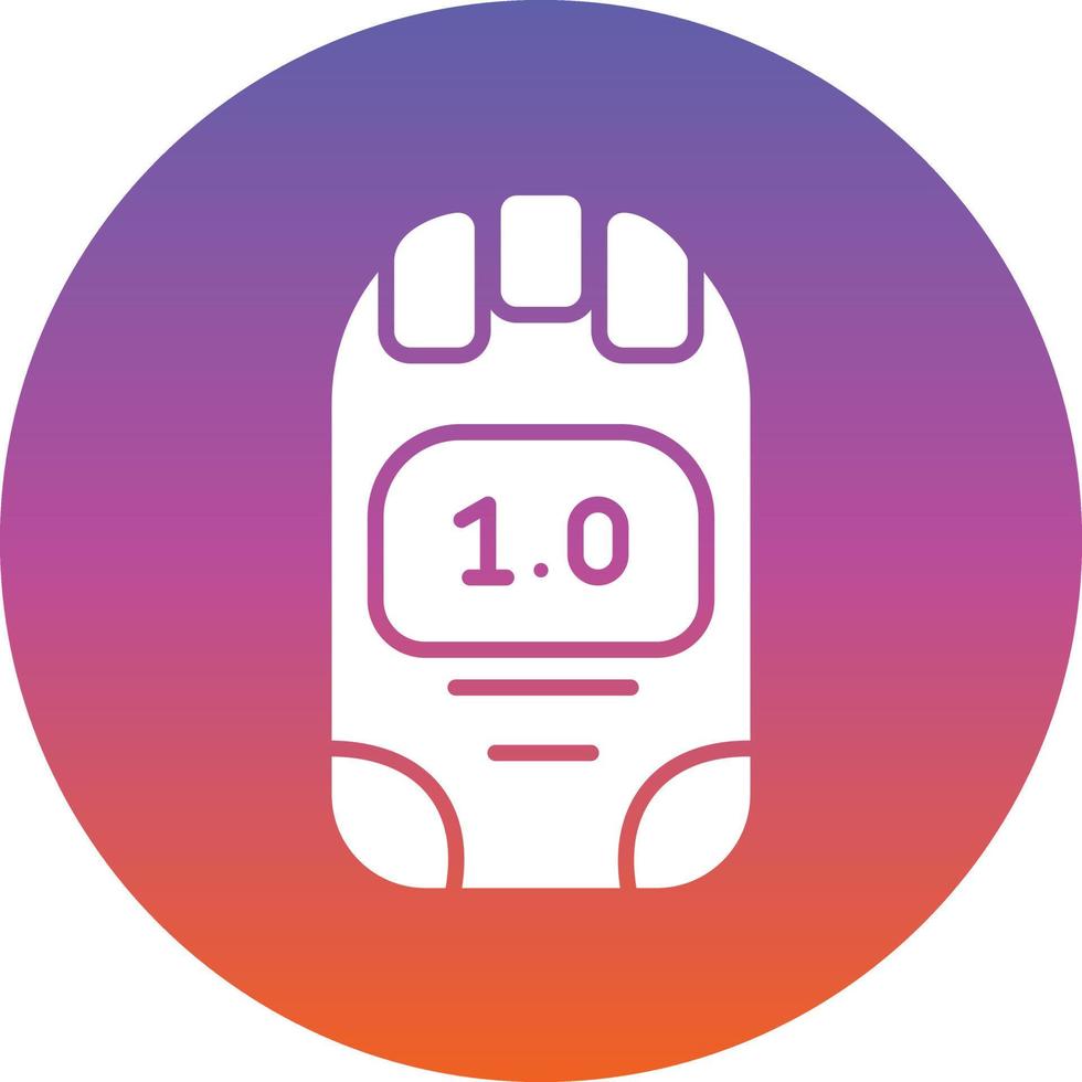 Dosimeter Glyph Icon vector