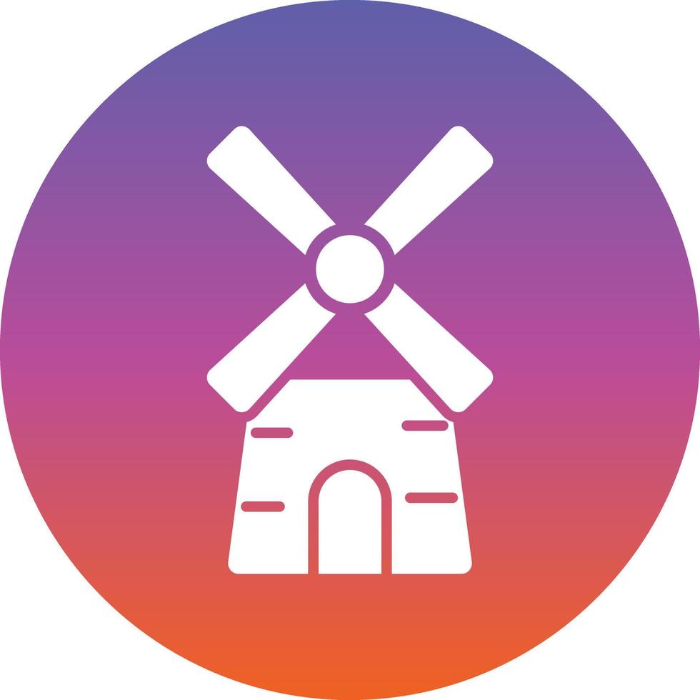 Windmills Glyph Icon vector