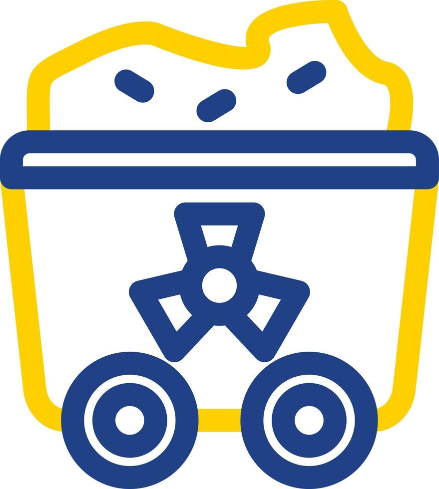Uranium Glyph Icon vector