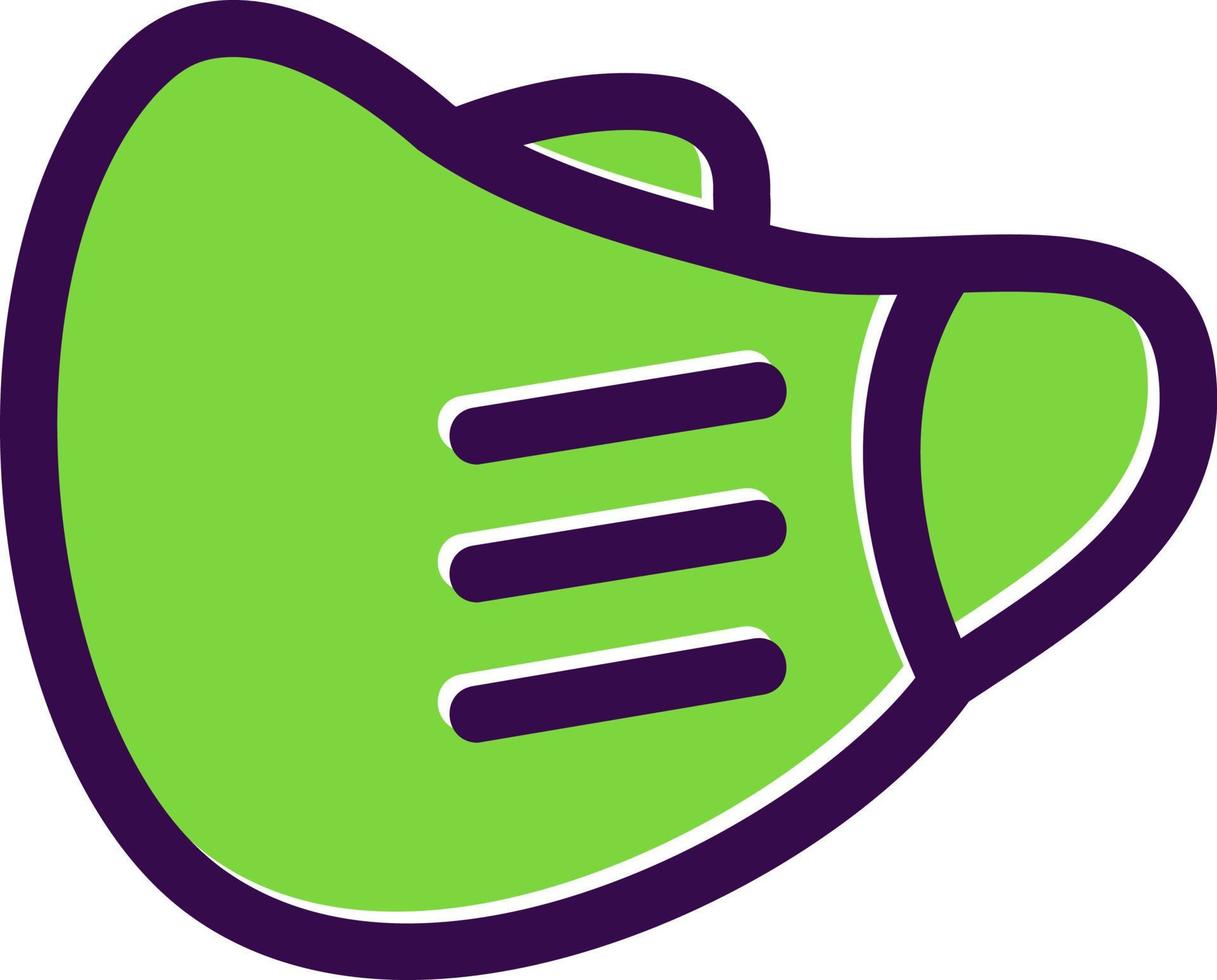 Face Mask Vector Icon Design
