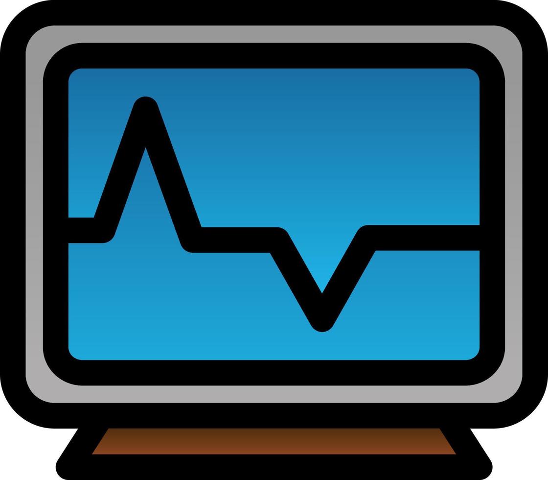 Heart Monitoring Vector Icon Design