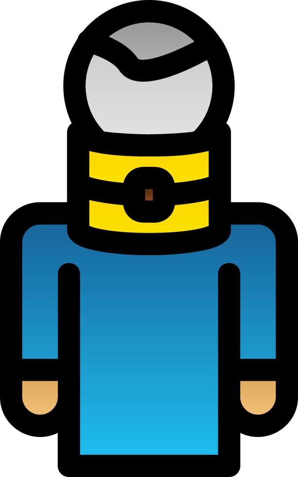 Broken Neck Vector Icon Design