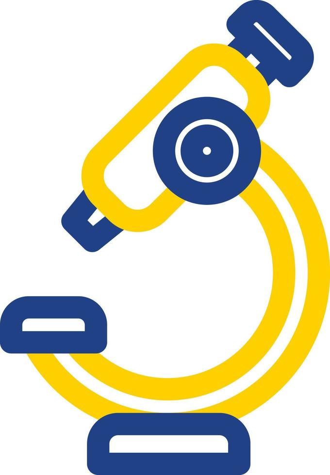 Microscope Glyph Icon vector