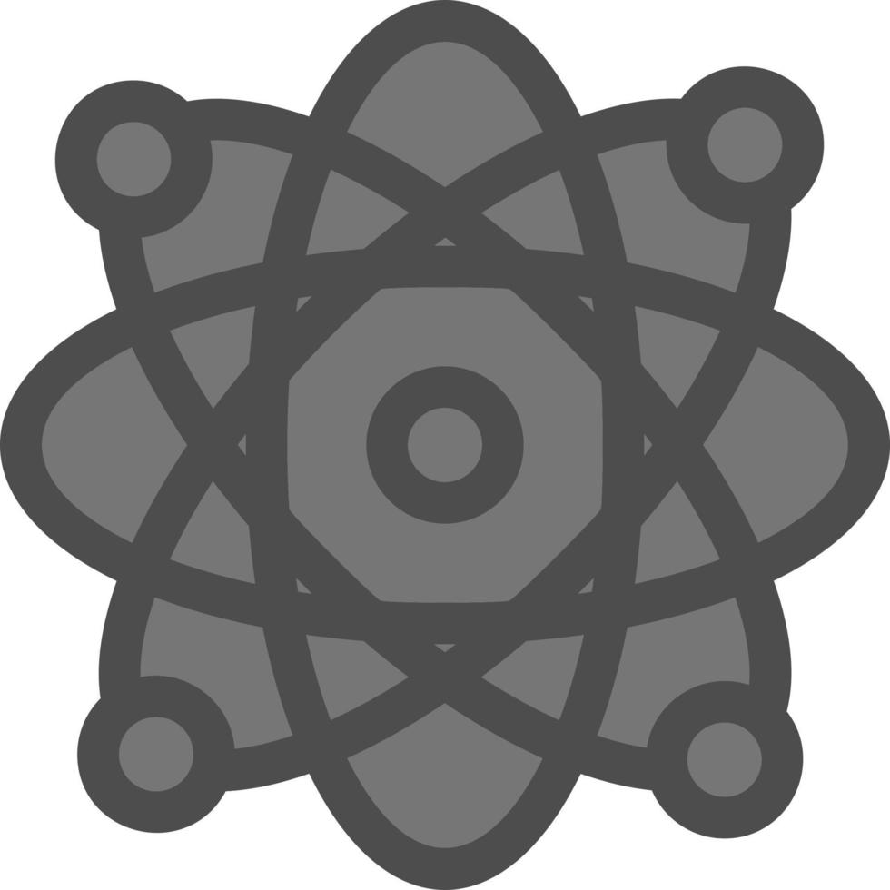 Atoms Glyph Icon vector