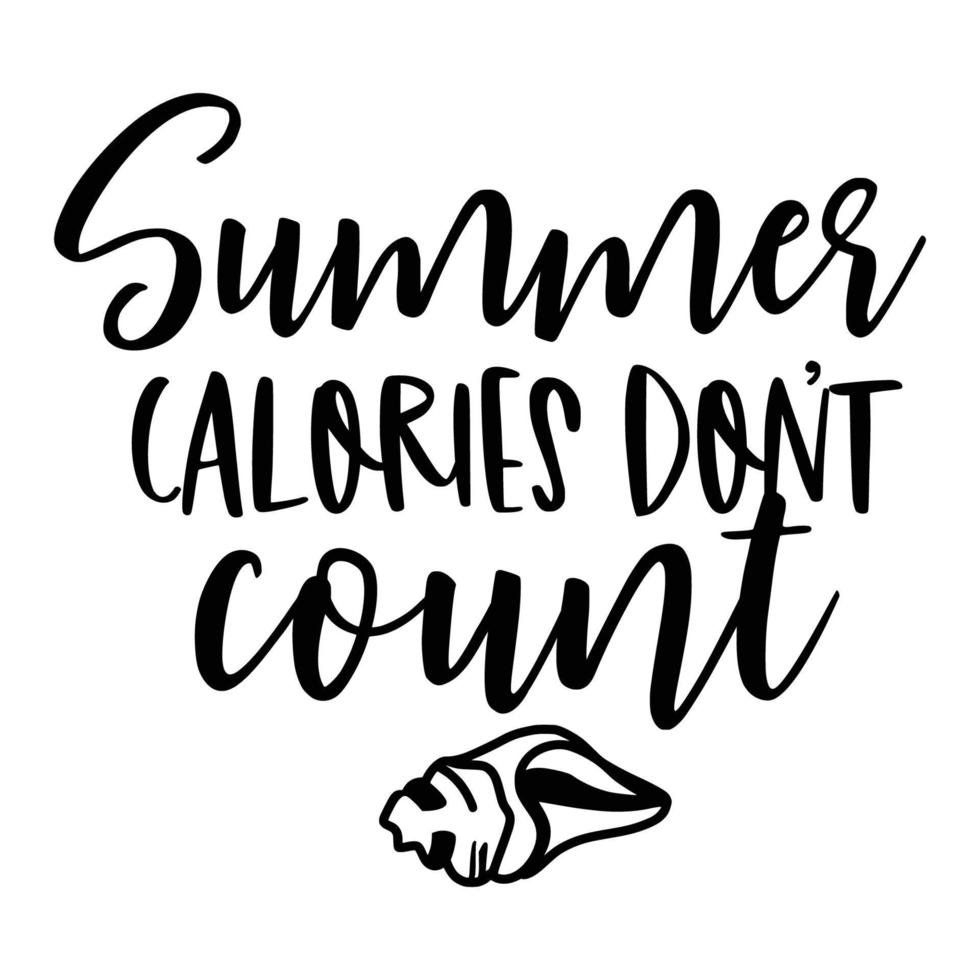 Beach Quotes Typography black and white for printing vector
